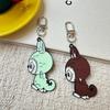 Cartoon Creative Alloy Keychain Schoolbag Pendant Car Keyring Jewellery Gift