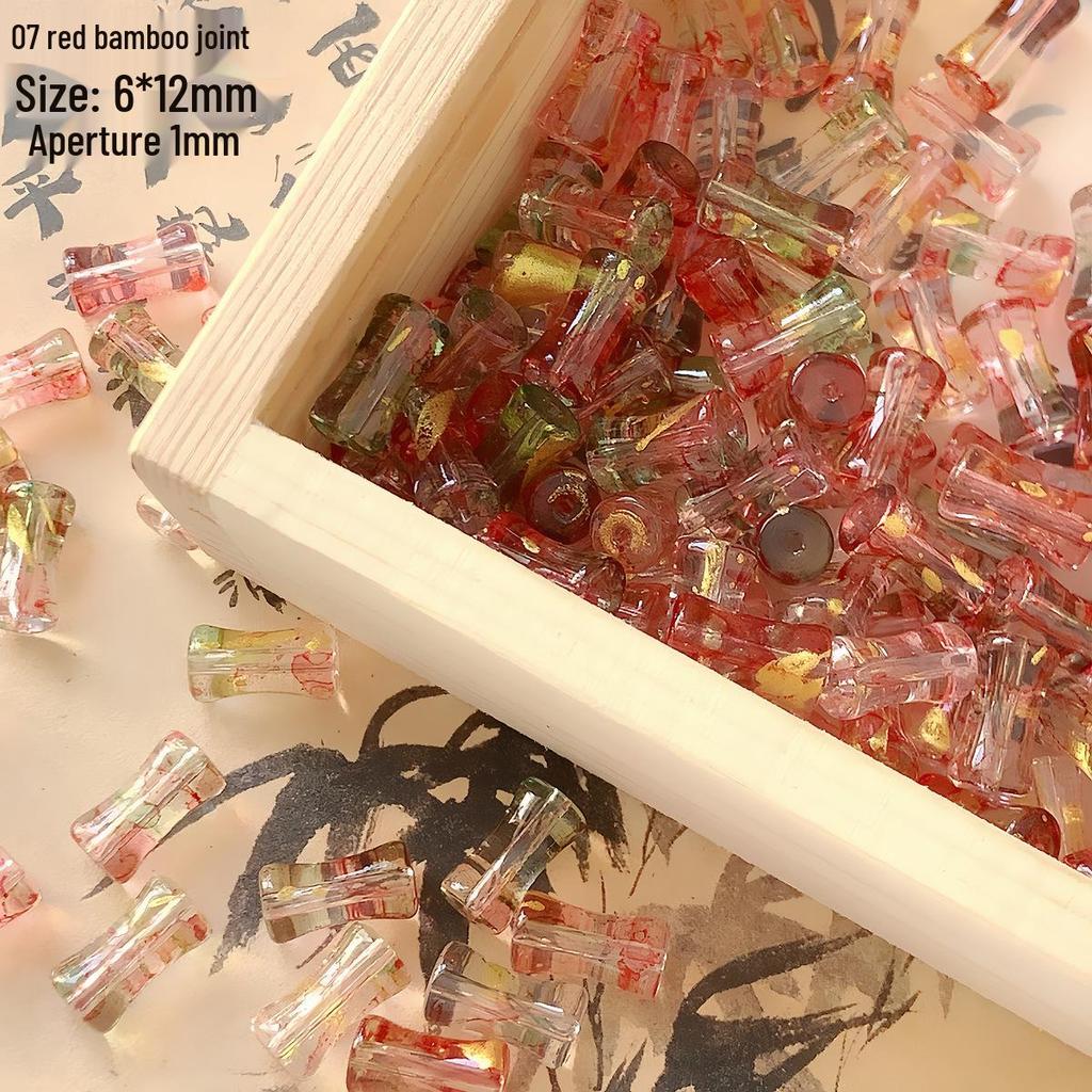 Chinese Bamboo Lampwork Spacer Beads for DIY Jewelry