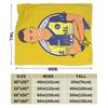 Plaid Polaire Toutes Saisons Maccabi Tel Aviv Ultra Doux en Flanelle Imprimé Numérique Premium Microfibre Polaire Moelleuse