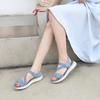 H1109-A2 Women's Lightweight Sporty Sandals - Comfortable, Elastic Band, Plus Size, Summer 2025
