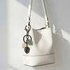 Ergonomic Leaves Keychain Fashion Leaves Key Pendant Alloy Texture Suitable for Girls Woman Fashion Lover Present
