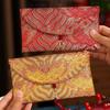 Premium Brocade Wedding Red Envelope for Tea Ceremony & Engagement