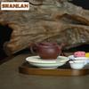 250ml Ancient Yixing Purple Clay Teapots Handmade Lotus Pot Raw Ore Clear Water Mud Kettle With Filter Zisha Tea Set Cafes Gifts