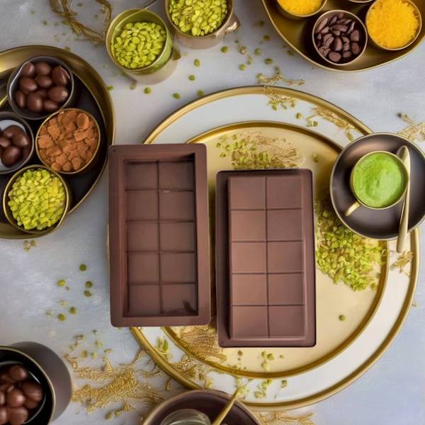 Silicone Mold For Dubai Chocolate Sweets Resistant To 230C