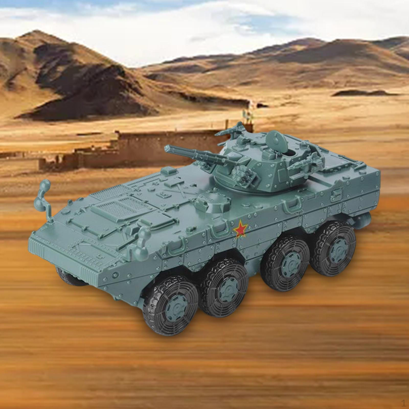 

1/72 Модель бронированного танка DIY Сборка пазлов Строительные наборы для подарочного коллекционного стола светло-синий