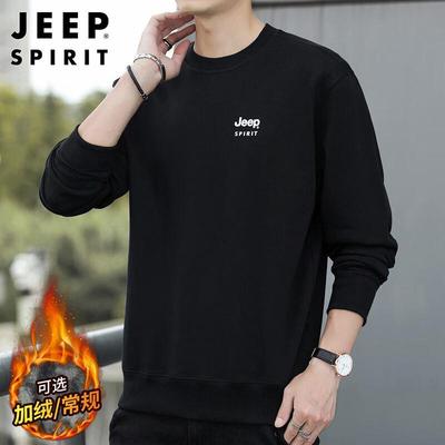 JEEP SPIRIT Men's Autumn/Winter Crewneck Sweatshirt