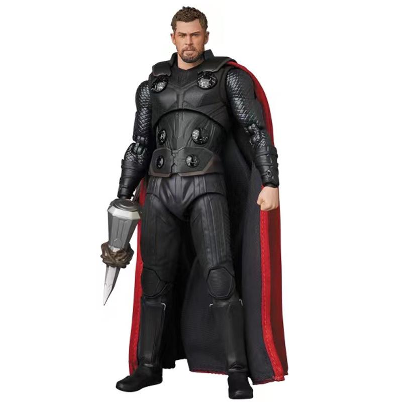 Hot Mov Thor Action Figure Joint Movable Avengers Infinity War Collectible Model Storm Axe For Adult Collection Display Model