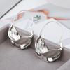 Shaped Gold Silver Color Geometric Hoop Earrings Dangle Earrings Fashion  Accessories Drop Earrings