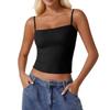 Women's Fashion Sleeveless Sexy Adjustable Small Camisole Colour Tank Top