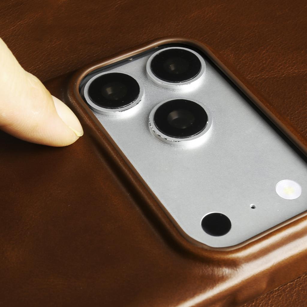 Magnetic Genuine Leather Case For Iphone 15 16 17 Pro Max Phone Case For Magsafe Wireless Charging Back Cover 15Pro 17Pro Max