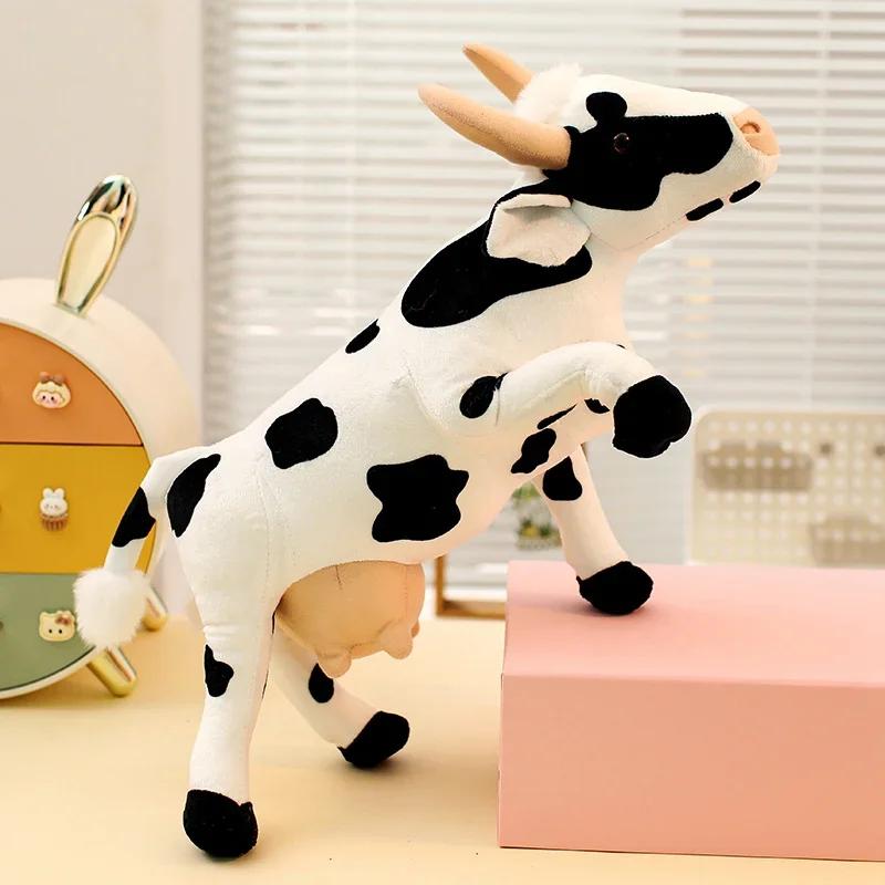 Cartoon Simulation Cow Plush Toys Children'S Sleeping Dolls Desktop Ornaments Birthday Gifts Cloth Dolls