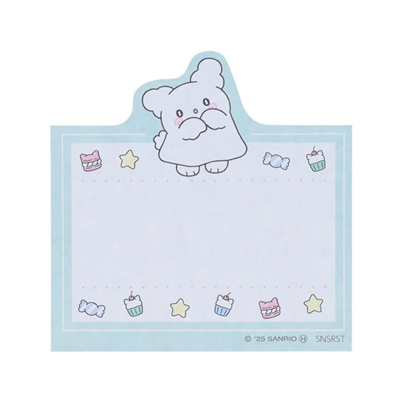 Sanrio HANAMARU OBAKE Block Sticky Notes ( Pastel Sweets Pop Blue ) Japan NEW