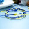 Multilayer Braided Ukrainian Flag Bracelet Adjustable Daisy Bracelet Handmade Boho Braided String Bracelet Universal