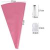 16 Pcs 430 Stainless Steel+PP+TPU Reusable Piping  Bag  Set With Piping Tip Converter Sustainable Professional Accessories For Cakes Baking