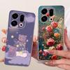 Clear For Oppo Find X9 Case Cover Cute Cat Fashion Butterfly Luxury Painted Soft Casing For Oppo CPH2797 PLJ110