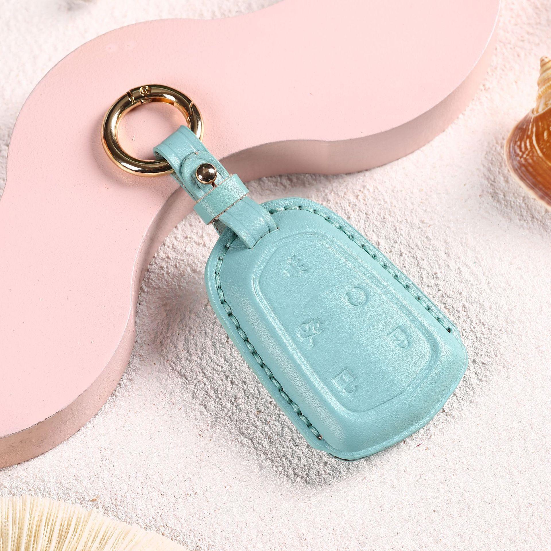 

Suitable for Cadillac key case xt5 xt4 xt6 atsl ct6 car leather key case high-end case