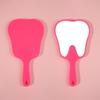 Cartoon Beauty Tooth Mirror: Cute Portable Handheld Mirror with Logo Option, Plastic Desktop Design