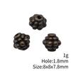 Small Hole Alloy Spacer Beads Multi Pattern Antique Metal Loose Beads For DIY Jewelry Bracelet Making For