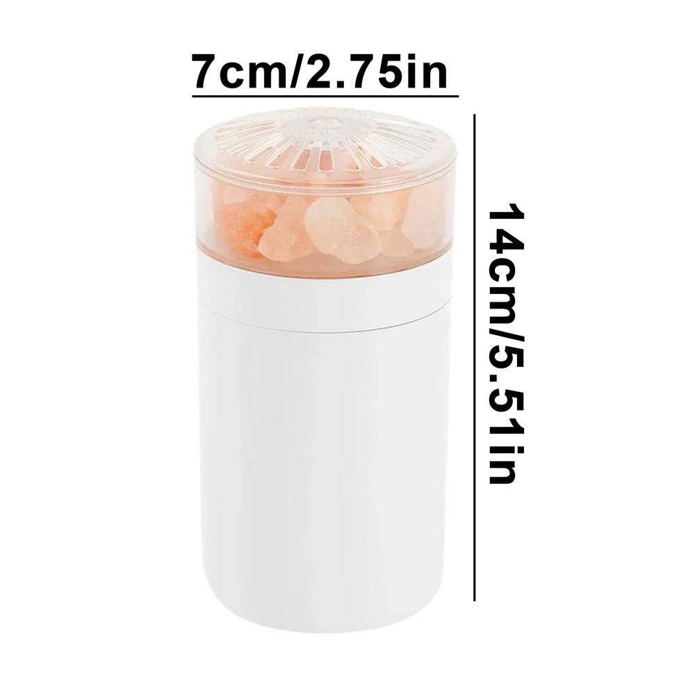 Salt Stone Humidifier | Car Aromatherapy Humidifier | USB Plug-in Automobile Fragrance Diffuser Silent Mist Humidifier Bedroom