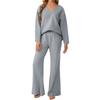 Women's Two-piece Sweater Suit Home Wear Matching Casual Suit Fashion Clothing