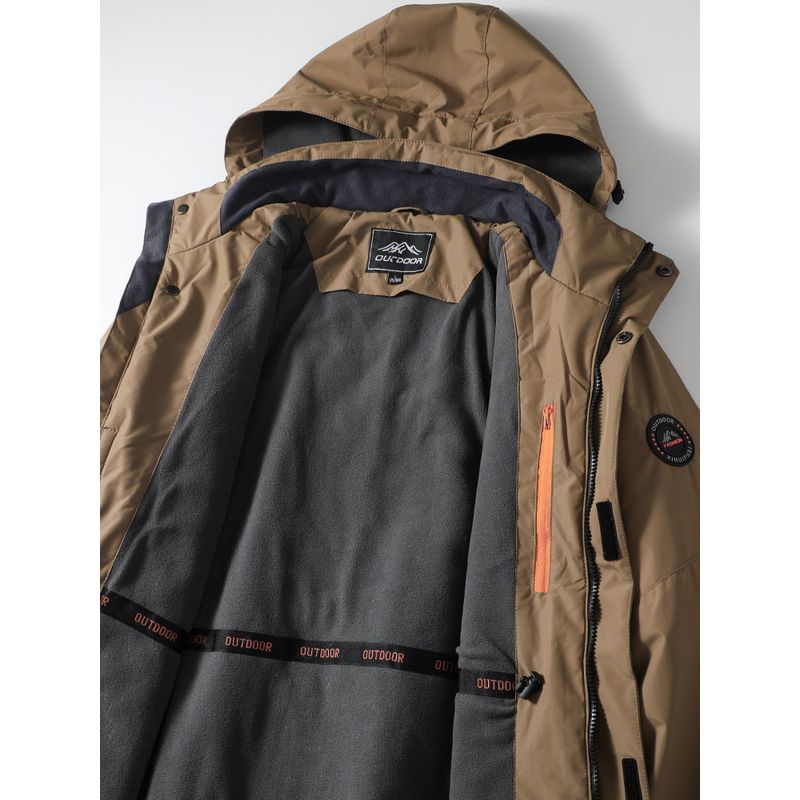 American M65 Safari Jacket Jacket Trench Coat Men's Fall/Winter Fleece-lined Padded Overalls Jacket Export Cattle Goods Shell Jacket