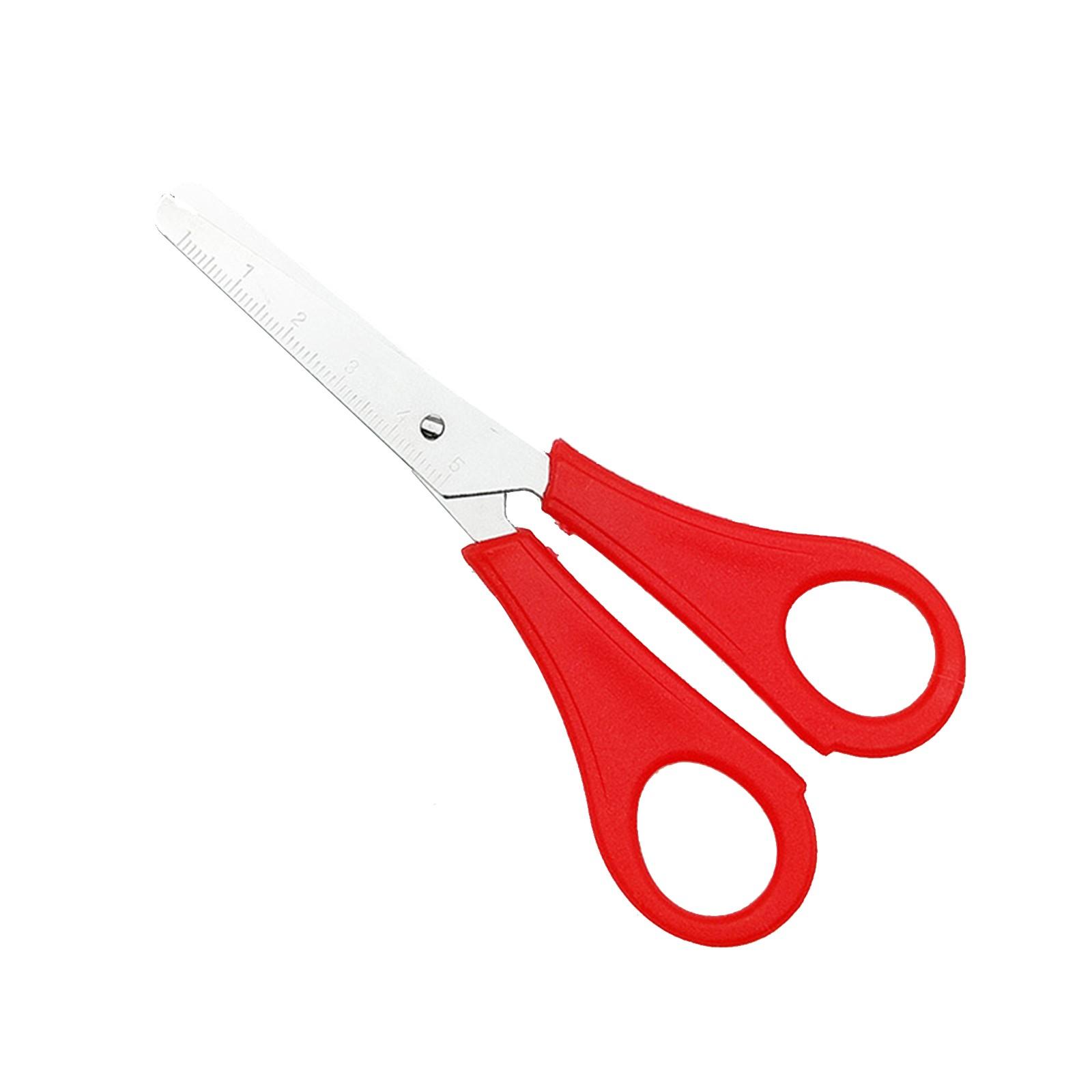

Маленькие ножницы, которые могут измерять, пять цветов, маленькие и портативные One Size красный