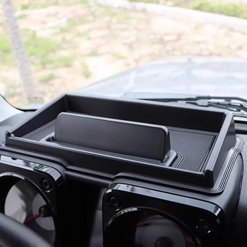 Car Dashboard Storage Box for Suzuki Jimny JB64 JB74 2019 2020 2021 2022 Tray Phone Holder Center Console Organizer Accessories