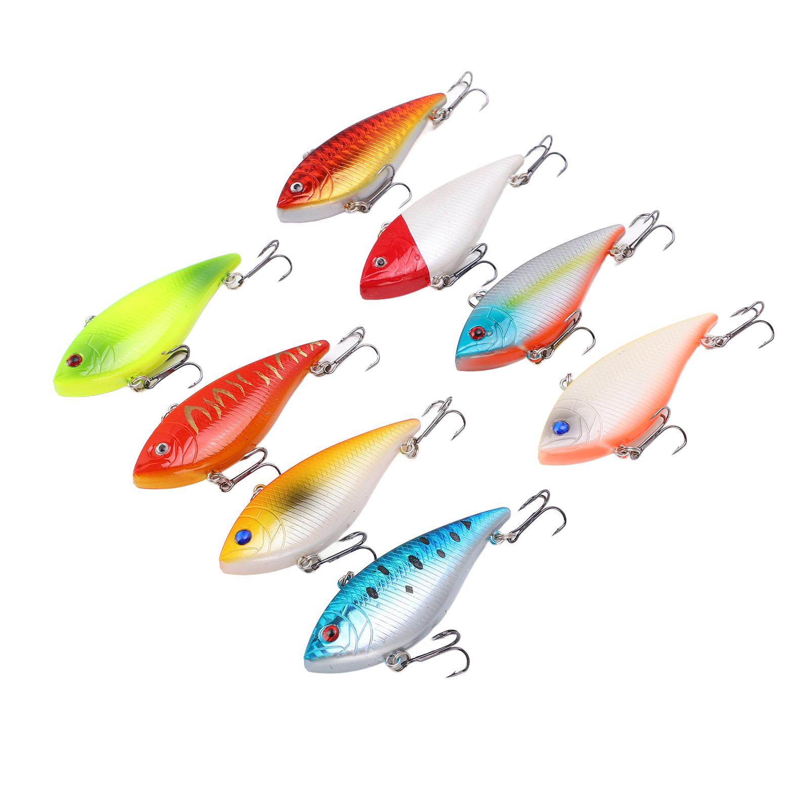 

8pcs 11g 7cm Floating Fishing Lure 3D Lifelike Eyes Artificial Fishing Luya Bait for Sea