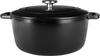 Casserole with Lid - COSY & TRENDY - FONTESTIC - Enameled Cast Iron- Ø28 Cm - 6.15 L - All Heat Sources Including Induction - Black
