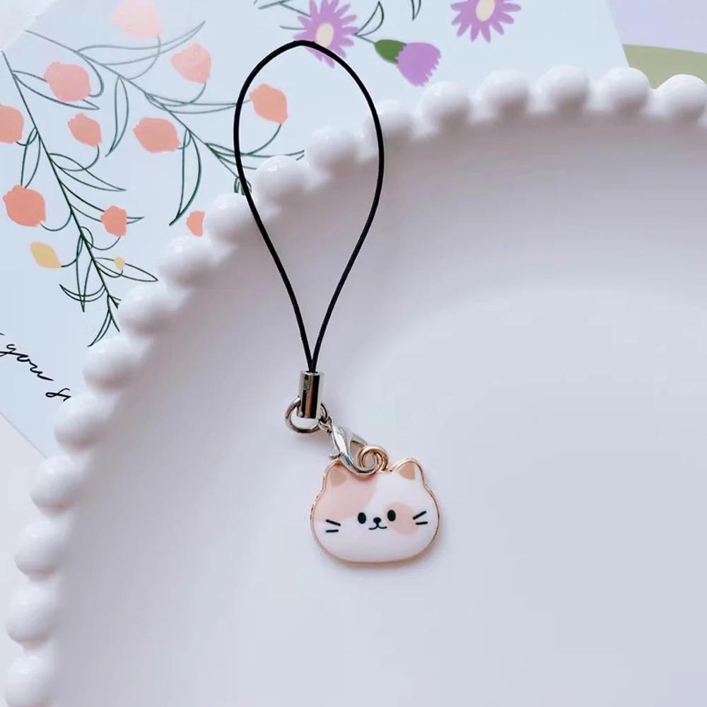Ornaments Cat Phone Strap Little Cat Animal Phone Pendent  Girl's Phone Decoration