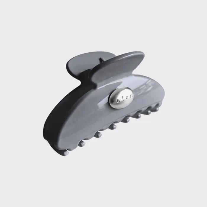 Logo Button Hair Clip M
