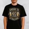 40th Birthday Shirt Cheers To 40 Years Of Great Beers Funny Beer Lover Tee