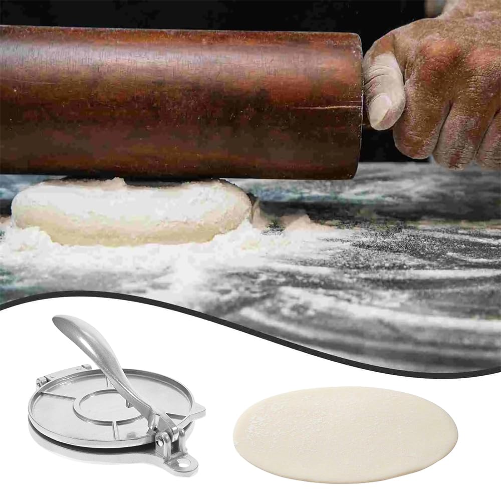 Tortilla Press, Tortilla Maker, 8.6-inch, Homemade Tortilla Pie Bakeware, Heavy-Duty Corn Tortilla Press, Kitchen Gadget for Baking, Kitchen, and