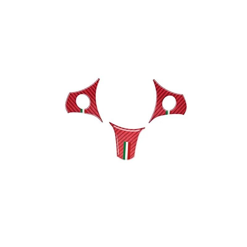 

Наклейки на рулевое колесо из углеродного волокна для автомобиля Alfa Romeo 2004-2011 Brera 159 Spider, аксессуары для интерьера 3