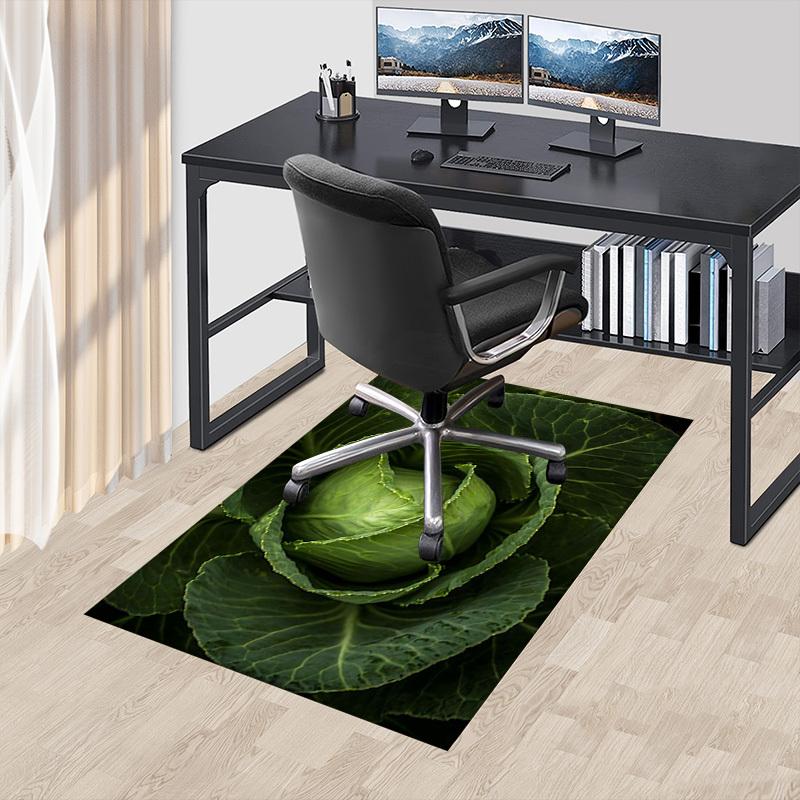 1PC cabbage Extra Large Non Slip Floor carpet, Office, family, Studio   Large Area Rug Indoor Rugs, Bold Statement Piece