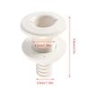 Through Hull Fittings For Boats Yacht Plumbing Fitting Straight Floor Deck Drain For Marine Kayak Boats Water Bilge Yachts