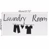 Removable Vinyl Decal Art Mural Laundry Room Quote Cloth Art Wall Sticker Decor