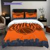Set Tre Pezzi Spirito Dinamico del Basket New York Knicks(1 * copripiumino + 2 * federa, senza nucleo)Morbido e confortevole