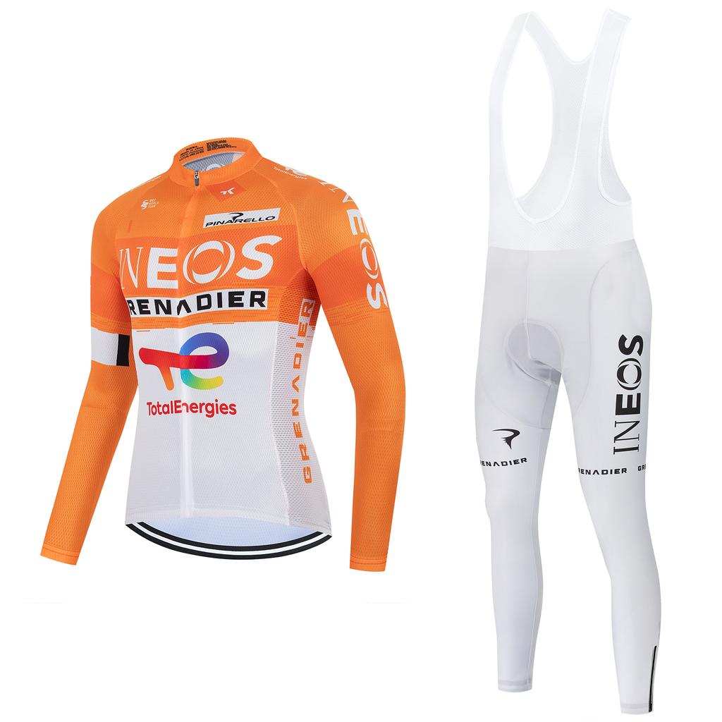2026 Nuevo Traje de Ciclismo de Manga Larga Primavera y Verano Tour de Francia Bicicleta de Carretera Secado Rápido Transpirable Traje de Ciclismo