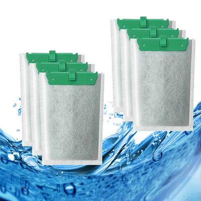 6-teiliges Filterkartuschen-Set, effektives Aquarium-Filterkartuschen-Set, Wasserpflanzen-Gesundheitsfilter für ReptoFilter Medium Filter