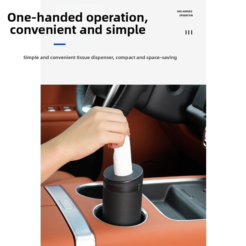 Taschentuchspender Multifunktionale Auto-Taschentuchbox Auto-Taschentuchröhre Aufbewahrungstasche Auto-Aufbewahrung