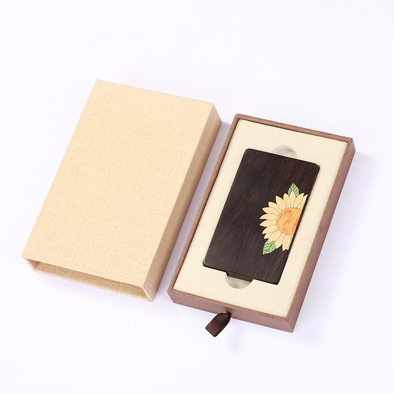 Elegant Sunflower Gift Set: High-End Business Notebook & Bookmark for Graduation or Conferences