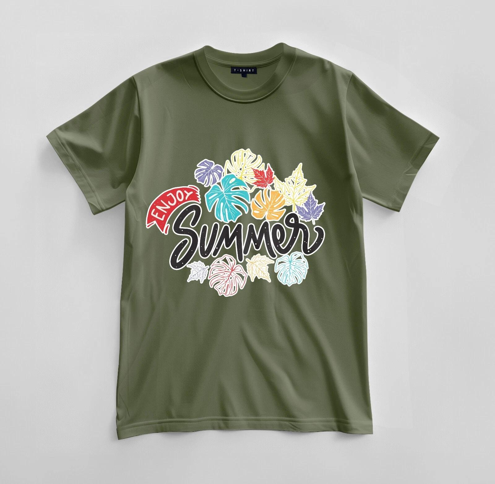 Custom Summer Graphic T-shirt Design Unisex Jersey Short Sleeve Tee 3XL