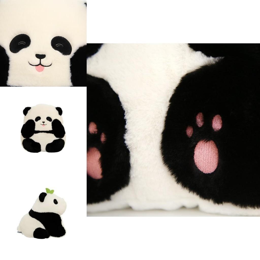 Panda Hua Hua Plüschtier Realistisches Stofftier Panda Kissen Für Kinder Und Erwachsene