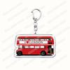 Amo Londra Regno Unito Portachiavi Accessori Borsa UK Inghilterra Britannico Big Ben Portachiavi Gioielli Fan Amici Regali