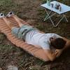 10cm Ultralight Camping Mat with Foot Pump & Pillow Camping Air Mattress Waterproof Lightweight Air Cushion for Hiking Trekking