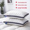 Luxury Five-Star Hotel Feather Velvet Pillows - Non-Collapsible Gift Pair for Home