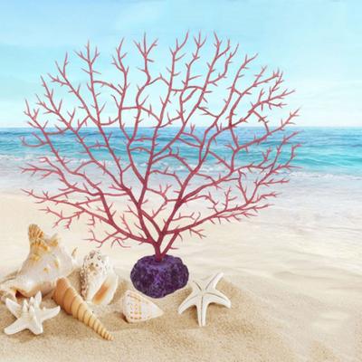 Resin Undersea Water Plants Fake Artificial Coral Decor Plants Sea Iron Tree Aquarium Decoration