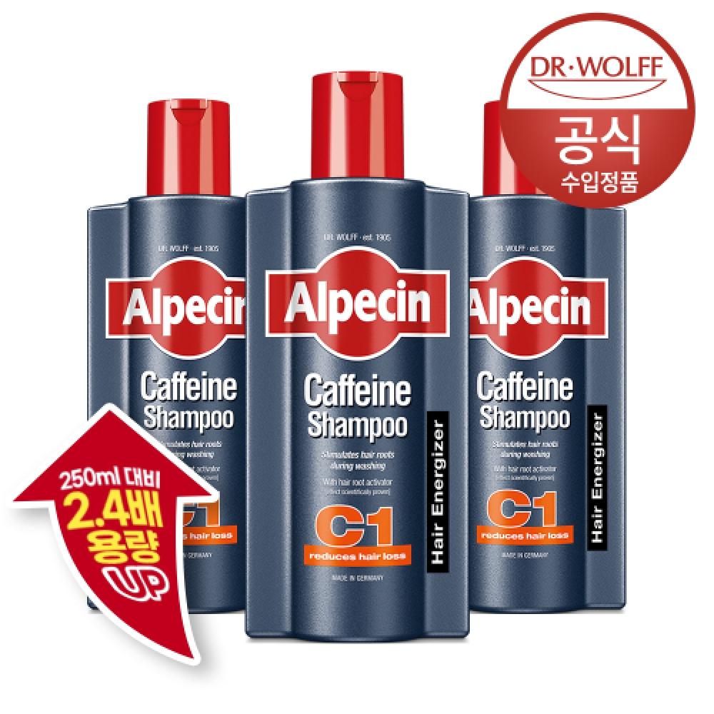 Alpecin Alpecin Caffeine Shampoo C1 Hair Strengthening 600ml X 3 NONE