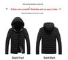 Men's Slim Fit Hooded Cotton Jacket - Warm, Lightweight, & Trendy for Autumn/Winter